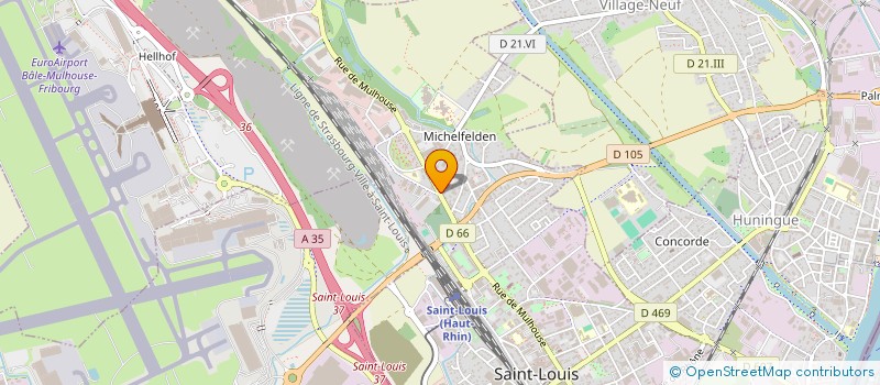 localisation de l'entreprise SCI FAD IMMO  SAINT-LOUIS