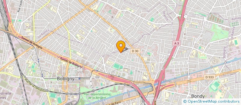 localisation de l'entreprise SCI FADA  BOBIGNY