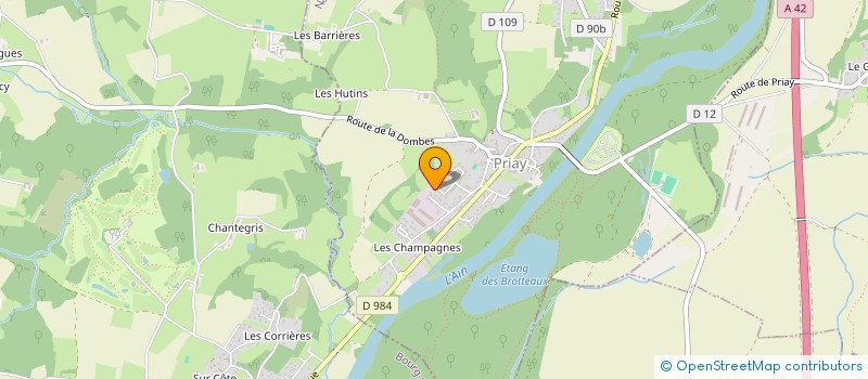 localisation de l'entreprise SCI FADA  DRUILLAT