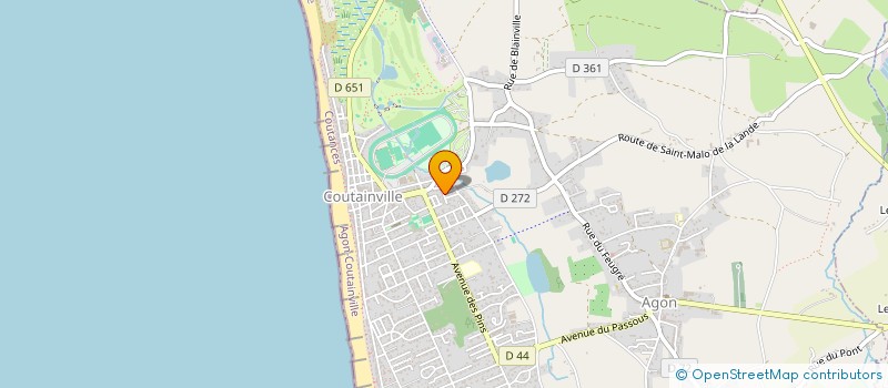 localisation de l'entreprise SCI FADEM  AGON-COUTAINVILLE