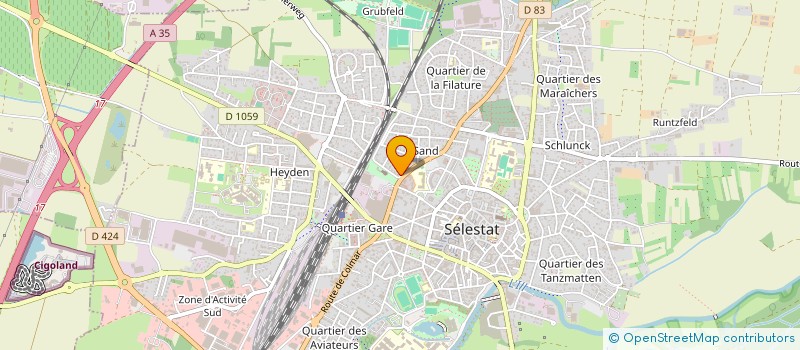 localisation de l'entreprise SCI FADEST  EBERSMUNSTER