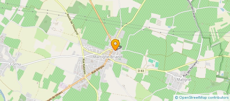 localisation de l'entreprise SCI FADILOJE  BELLEVIGNE-EN-LAYON