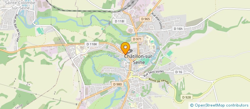 localisation de l'entreprise SCI FADILOLITI  CHATILLON-SUR-SEINE