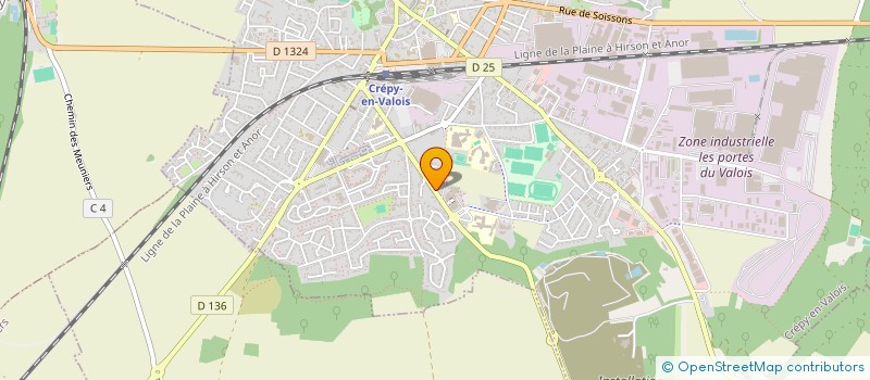 localisation de l'entreprise SCI FADMA  CREPY-EN-VALOIS