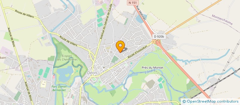 localisation de l'entreprise SCI FADO à DEOLS