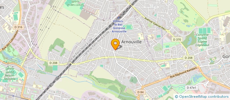 localisation de l'entreprise SCI FADO  ARNOUVILLE