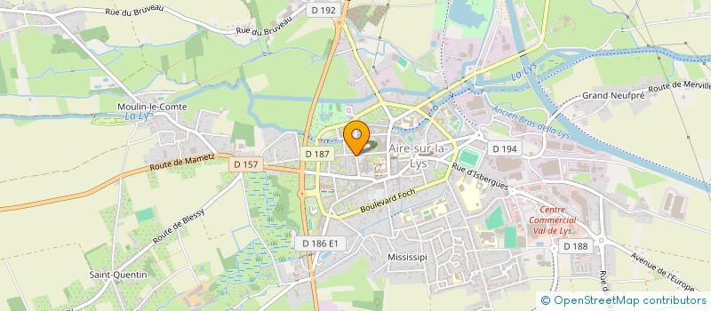 localisation de l'entreprise SCI FADUC  AIRE-SUR-LA-LYS