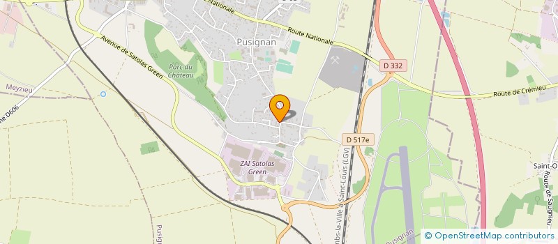 localisation de l'entreprise SCI FADY  PUSIGNAN