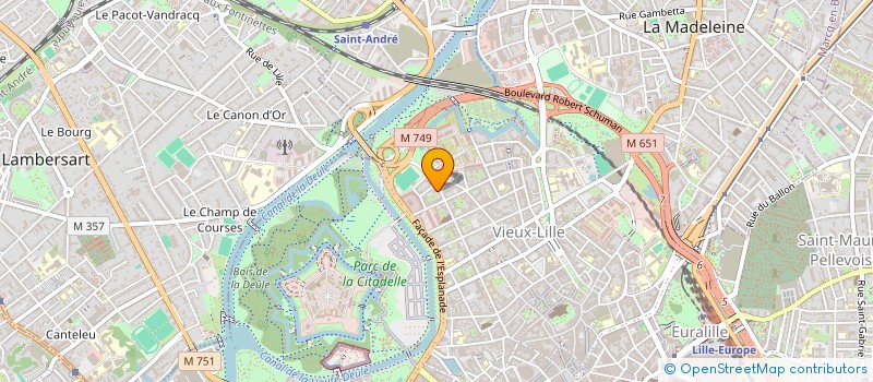 localisation de l'entreprise SCI FAELENS à LILLE