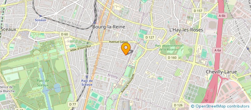 localisation de l'entreprise SCI FAESSEL à BOURG-LA-REINE