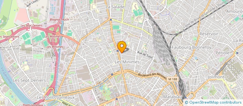 localisation de l'entreprise SCI FAFA  TOULOUSE