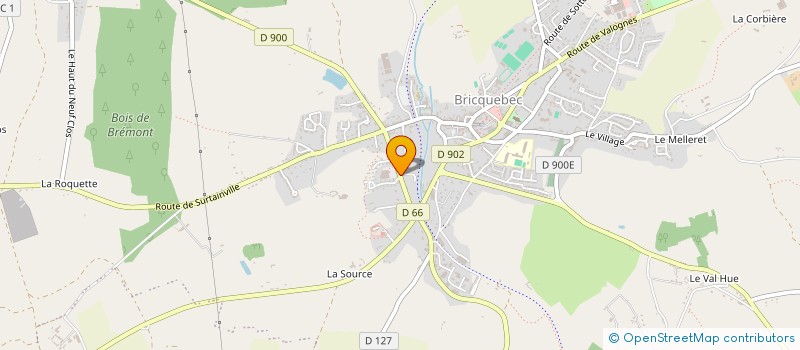 localisation de l'entreprise SCI FAFA à BRICQUEBEC-EN-COTENTIN