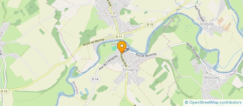 localisation de l'entreprise SCI FAFA ET COMPAGNIE  EMAGNY