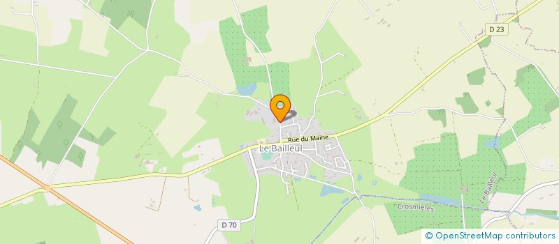 localisation de l'entreprise SCI FAFCC  LE BAILLEUL