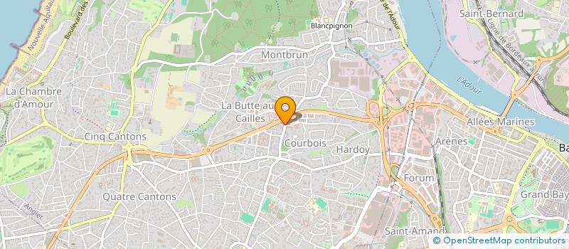 localisation de l'entreprise SCI FAFE  ANGLET