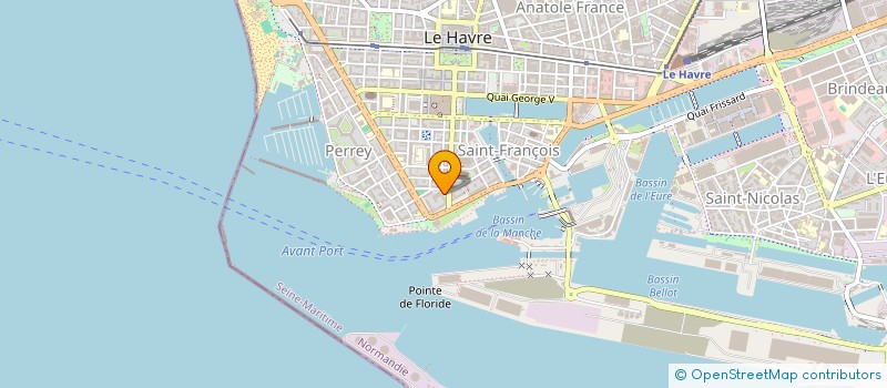 localisation de l'entreprise SCI FAFINOU à LE HAVRE