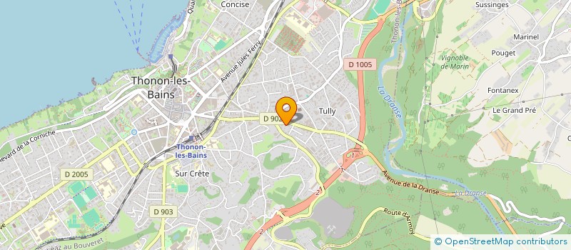 localisation de l'entreprise SCI FAFIOT à THONON-LES-BAINS