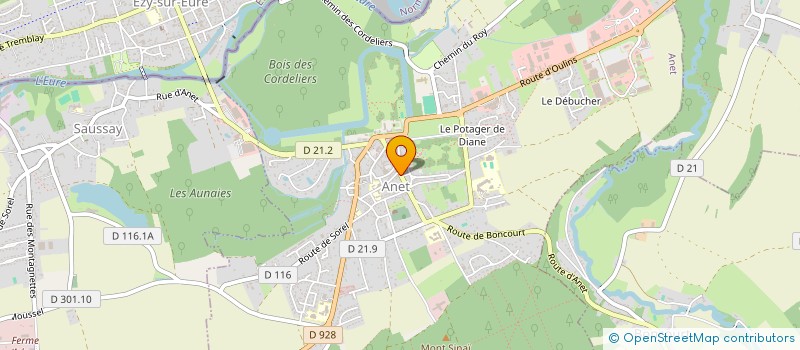 localisation de l'entreprise SCI FAFP à ANET