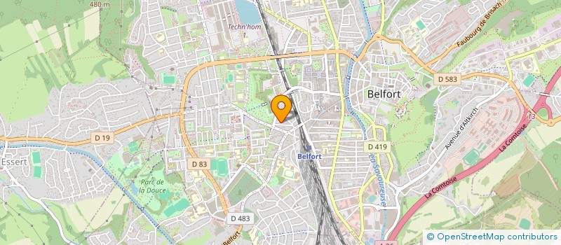 localisation de l'entreprise SCI FAGAL à BELFORT