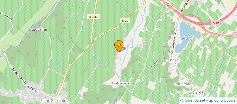 localisation de l'entreprise SCI FAGE  ARVEYRES