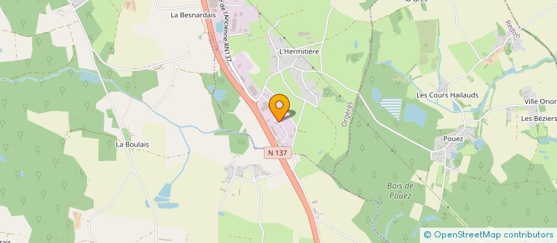 localisation de l'entreprise SCI FAGE à ORGERES