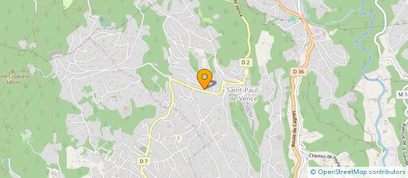 localisation de l'entreprise SCI FAGE à SAINT-PAUL-DE-VENCE