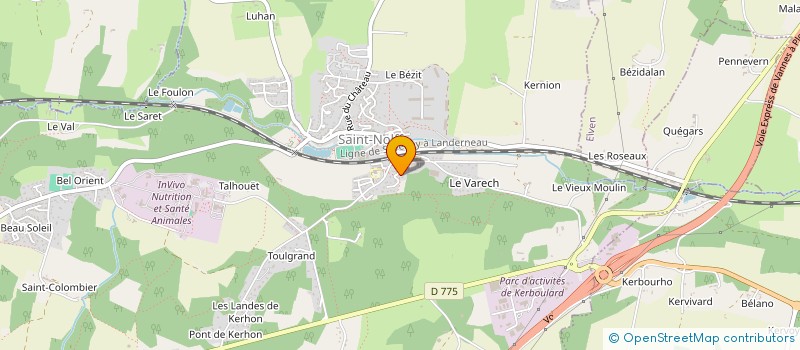 localisation de l'entreprise SCI FAGEAN  SAINT-NOLFF