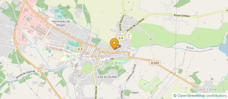 localisation de l'entreprise SCI FAGEOL  BAZAS