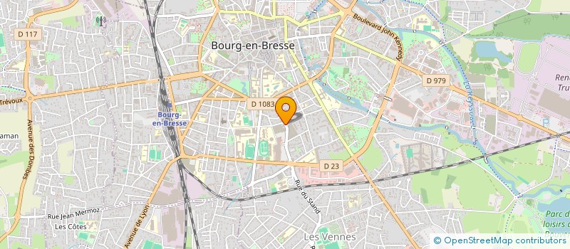 localisation de l'entreprise SCI FAGIMO à BOURG-EN-BRESSE