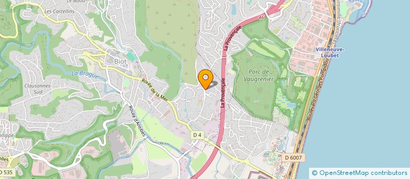 localisation de l'entreprise SCI FAGIU  BIOT