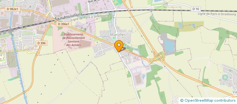 localisation de l'entreprise SCI FAGNIERES  MAROLLES