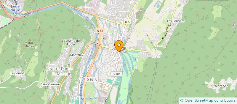 localisation de l'entreprise SCI FAGNON  VIZILLE