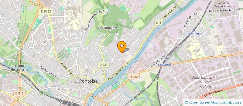 localisation de l'entreprise SCI FAGO  PONTOISE