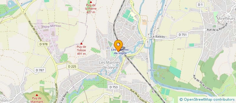 localisation de l'entreprise SCI FAGOLA  LES MARTRES-DE-VEYRE