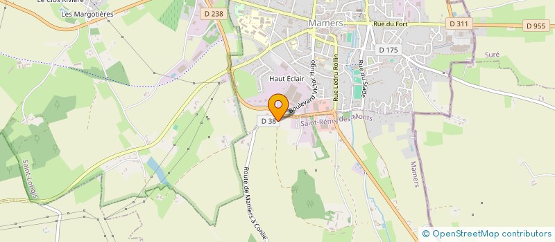 localisation de l'entreprise SCI FAGOT  SAINT-REMY-DES-MONTS