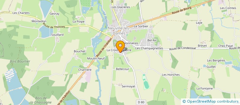 localisation de l'entreprise SCI FAGOT NEUVILLOIS  NEUVILLE-LES-DAMES