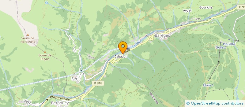 localisation de l'entreprise SCI FAGOU ET CIE  BAREGES