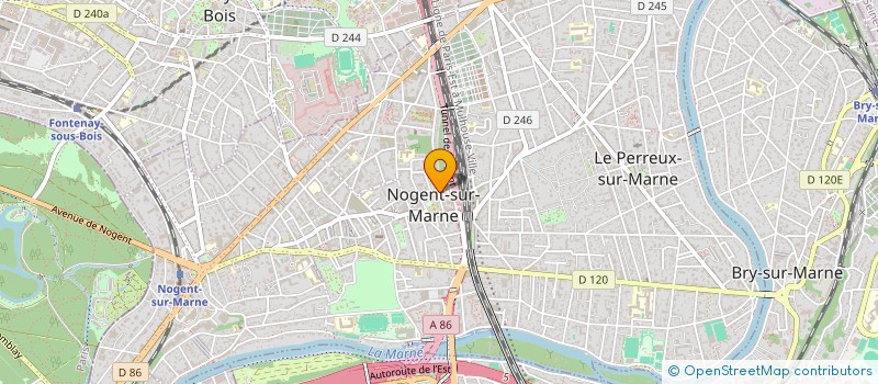 localisation de l'entreprise SCI FAGREV  NOGENT-SUR-MARNE