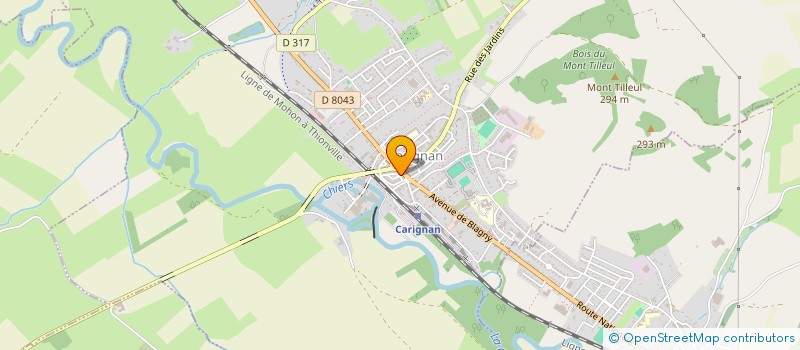 localisation de l'entreprise SCI FAGS  CARIGNAN