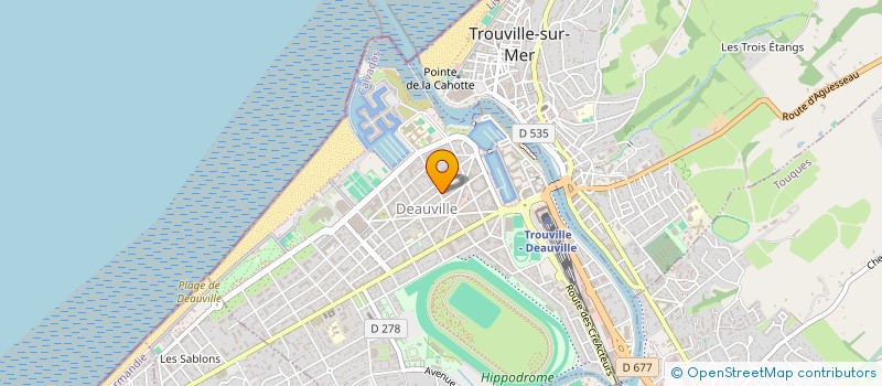 localisation de l'entreprise SCI FAGUAY à DEAUVILLE