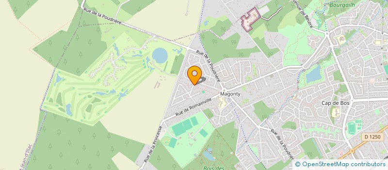 localisation de l'entreprise SCI FAGUIMMO  PESSAC