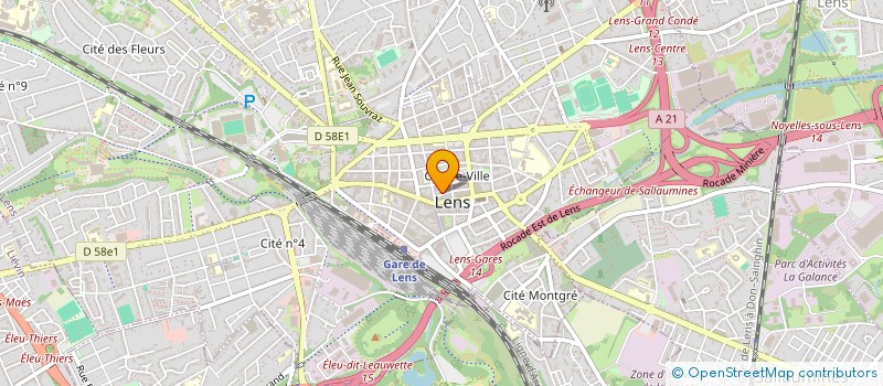 localisation de l'entreprise SCI FAGUISE  LENS