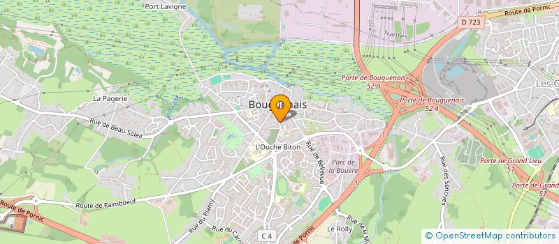 localisation de l'entreprise SCI FAGWEM à BOUGUENAIS