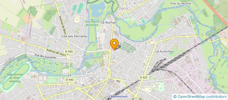 localisation de l'entreprise SCI FAHR à CHATEAUROUX