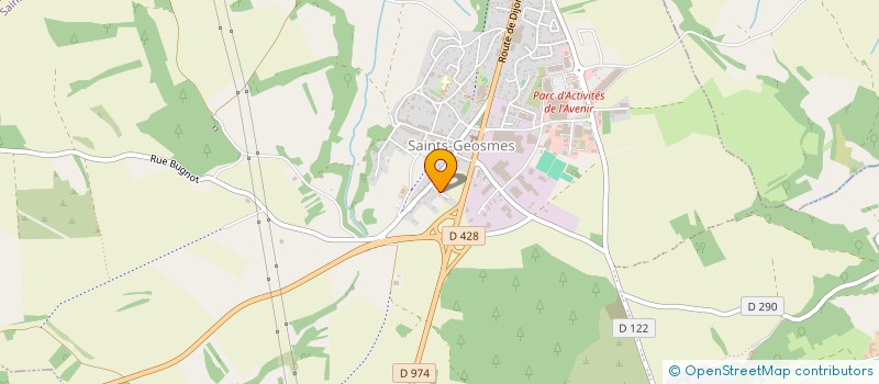 localisation de l'entreprise SCI FAHYS à SAINTS-GEOSMES