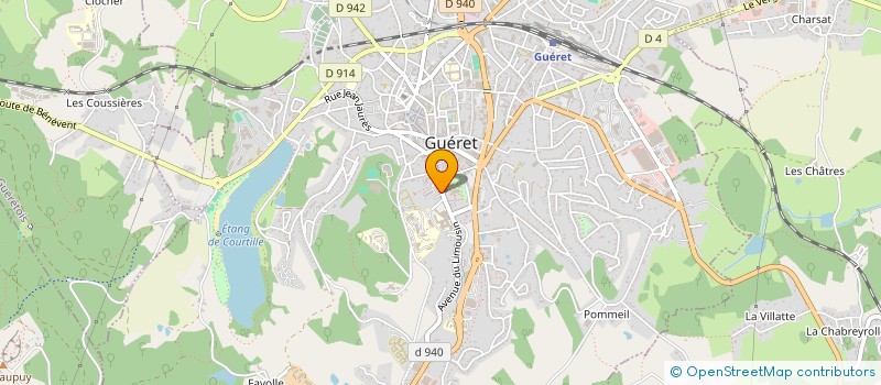 localisation de l'entreprise SCI FAIDHERBE à GUERET