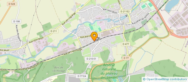 localisation de l'entreprise SCI FAIDHERBE  BLENDECQUES