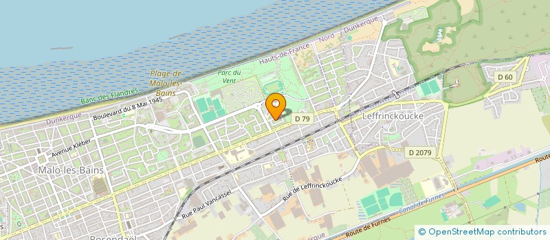 localisation de l'entreprise SCI FAIDHERBE à DUNKERQUE