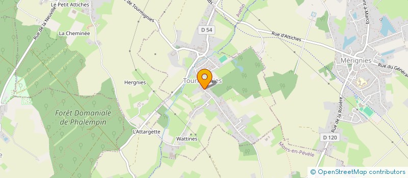 localisation de l'entreprise SCI FAIDHERBE  TOURMIGNIES