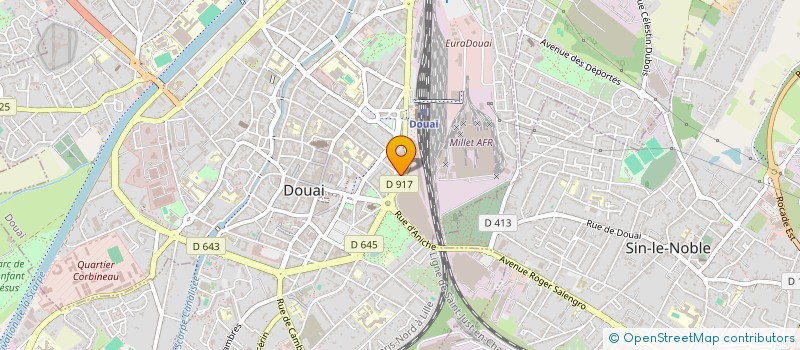 localisation de l'entreprise SCI FAIDHERBE à DOUAI